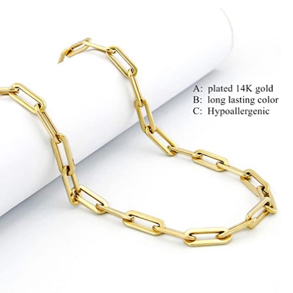 Thick gold chain face mask lanyard - Picture 2 of 2